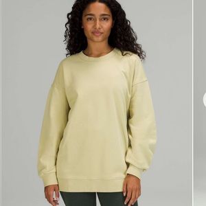 Lululemon Scuba High-Rise French Terry Jogger and perfectly oversized crew.